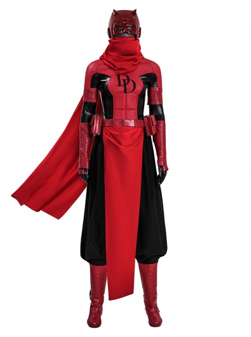 Daredevil Unleash Hell Elektra Halloween Cosplay Accessories Red High Heel Boots