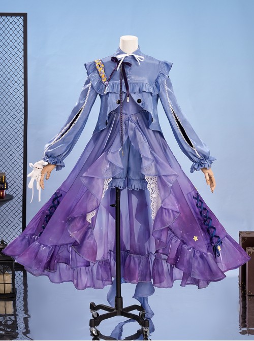 Game Arknights Kroos Halloween Cosplay Costume Full Set