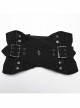 Cool Unique Versatile Personalized Metal Buckles Black Punk Style Interlaced Corset