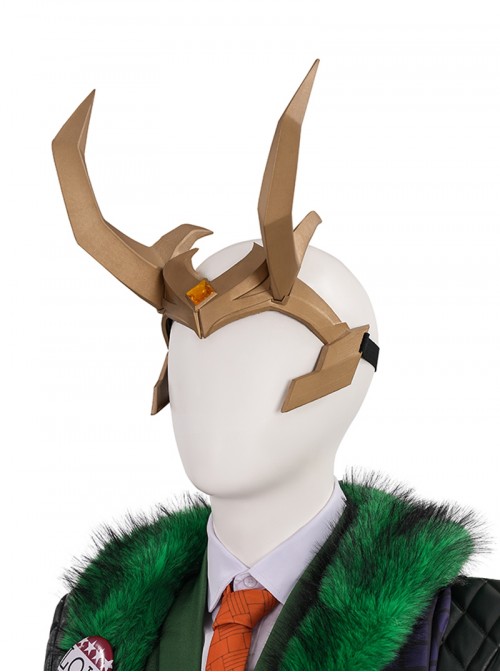Marvel Rivals Loki Laufeyson Presidential Attire Chaos Halloween Cosplay Accessories Headdress
