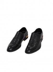 Marvel Rivals Loki Laufeyson Presidential Attire Chaos Halloween Cosplay Accessories Black Leather Shoes