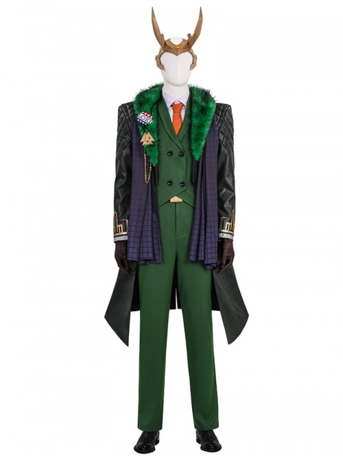 Marvel Rivals Loki Laufeyson Presidential Attire Chaos Halloween Cosplay Accessories Black Leather Shoes