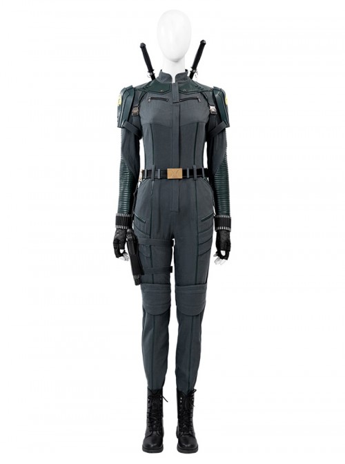 Thunderbolts Yelena Belova Optimized Version Bodysuit Halloween Cosplay Accessories Black Shoes