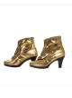 Game Honkai Star Rail Cipher Halloween Cosplay Accessories Golden High Heels