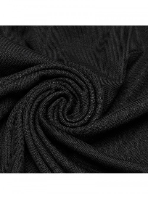 Versatile Basic Daily Cool Black Soft Elastic Knit Cyberpunk Style Sleeveless Vest