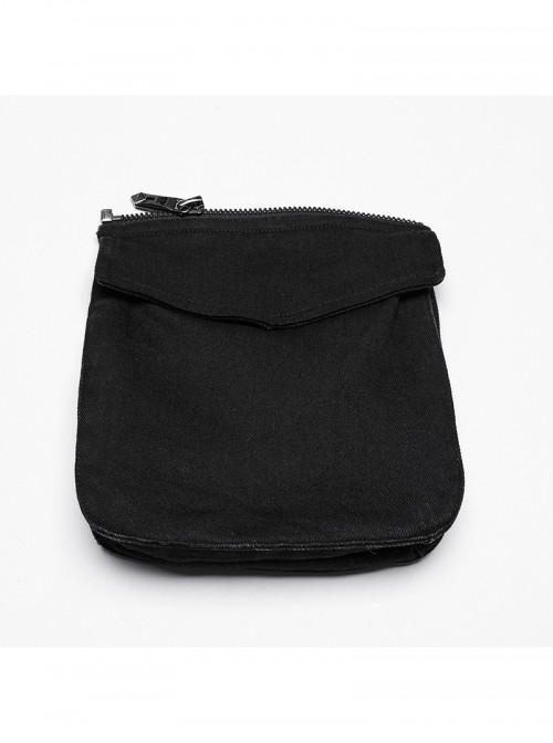 Sexy Black Personalized Drawstring Design Cool Punk Style Stretch Denim Hollow Shorts