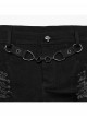 Practical Daily Personalized Cool Steampunk Heavy Metal Style Sexy Elastic Denim Shorts