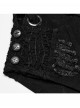 Practical Daily Personalized Cool Steampunk Heavy Metal Style Sexy Elastic Denim Shorts