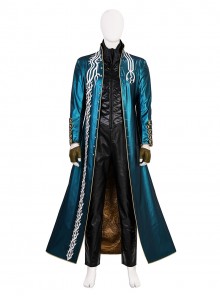 Game Devil May Cry 3 Vergil Halloween Cosplay Costume Set Without Shoes