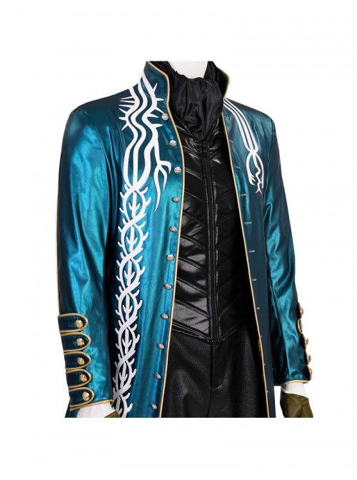 Game Devil May Cry 3 Vergil Halloween Cosplay Costume Set Without Shoes