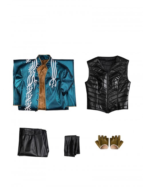 Game Devil May Cry 3 Vergil Halloween Cosplay Costume Set Without Shoes