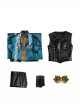 Game Devil May Cry 3 Vergil Halloween Cosplay Costume Set Without Shoes