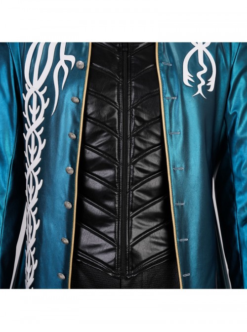 Game Devil May Cry 3 Vergil Halloween Cosplay Costume Set Without Shoes