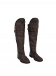 Game Devil May Cry 3 Vergil Halloween Cosplay Accessories Brown Boots