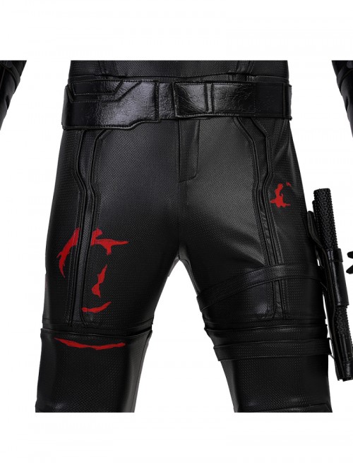 Daredevil Born Again Season 2 Daredevil Black Battle Suit Halloween Cosplay Costume Set Without Shoes And Helmet