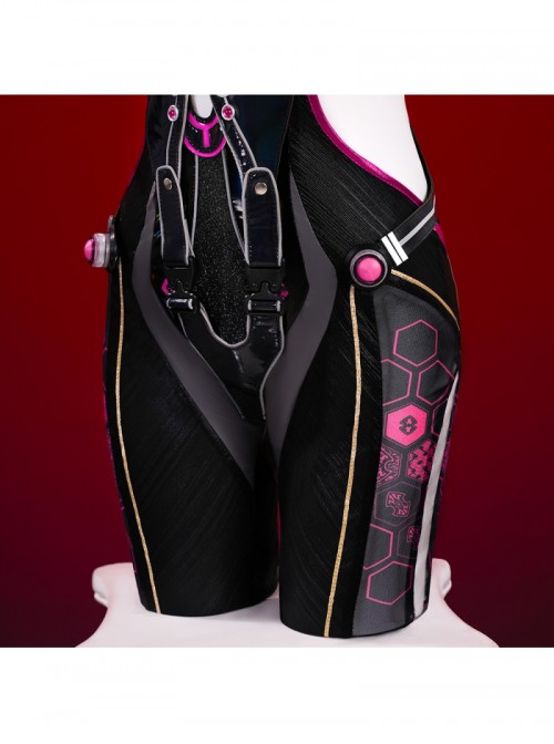 Naraka Bladepoint Tessa 2674 Dark Night Raid Halloween Cosplay Costume Set Without Shoes