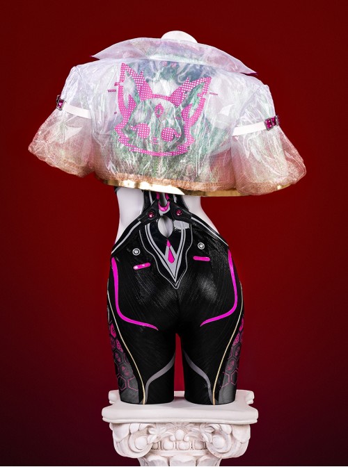 Naraka Bladepoint Tessa 2674 Dark Night Raid Halloween Cosplay Costume Set Without Shoes
