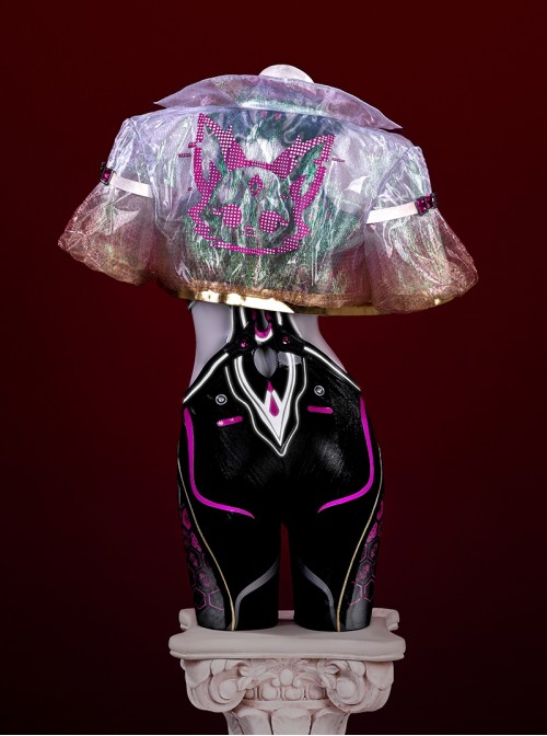 Naraka Bladepoint Tessa 2674 Dark Night Raid Halloween Cosplay Costume Set Without Shoes
