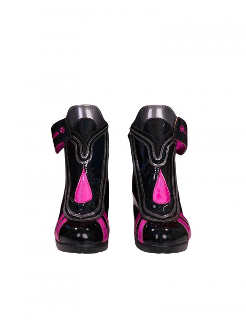 Naraka Bladepoint Tessa 2674 Dark Night Raid Halloween Cosplay Accessories Black High Heels