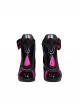 Naraka Bladepoint Tessa 2674 Dark Night Raid Halloween Cosplay Accessories Black High Heels