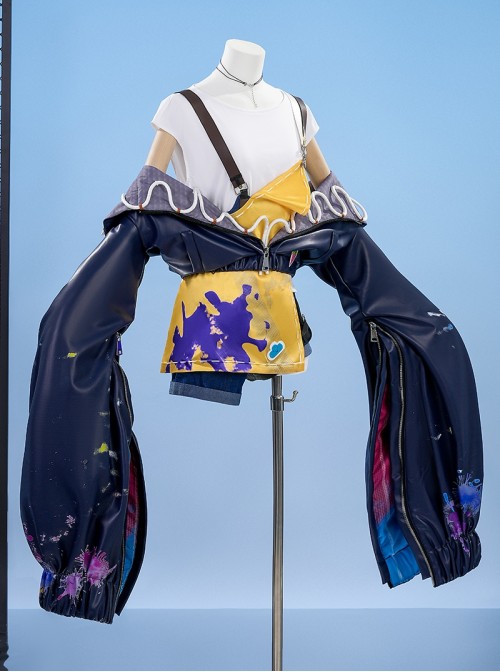 Game Arknights Tippi Halloween Cosplay Costume Set