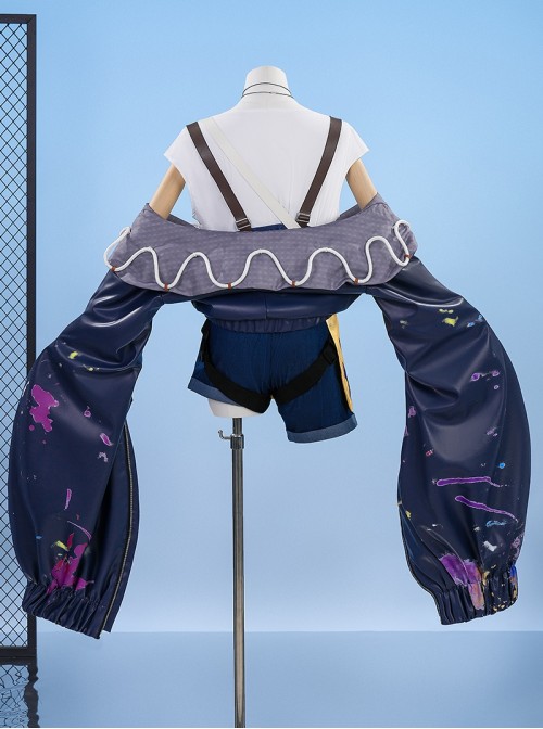 Game Arknights Tippi Halloween Cosplay Costume Set
