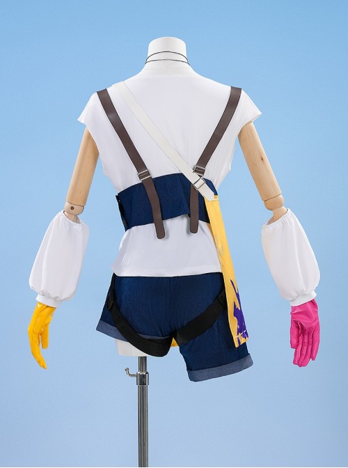 Game Arknights Tippi Halloween Cosplay Costume Set