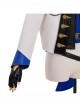 Final Fantasy XIV Prince Dragon Knight Blue Cosplay Men's Halloween Cosplay Costume Set