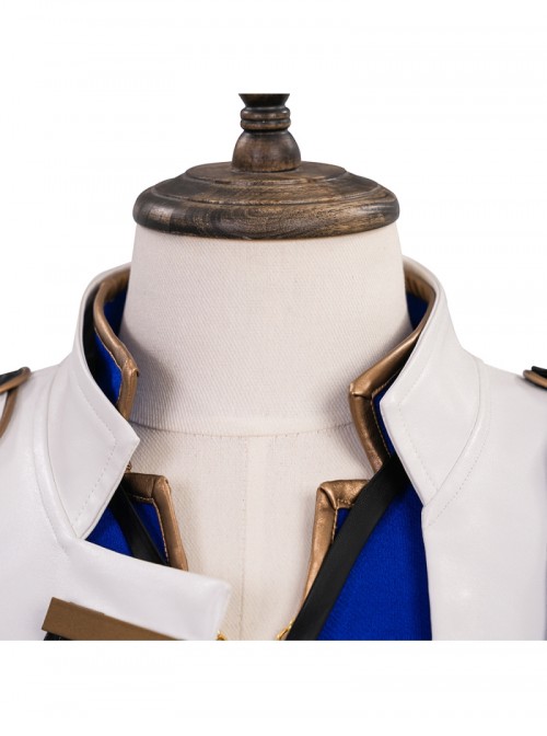 Final Fantasy XIV Prince Dragon Knight Blue Cosplay Men's Halloween Cosplay Costume Set