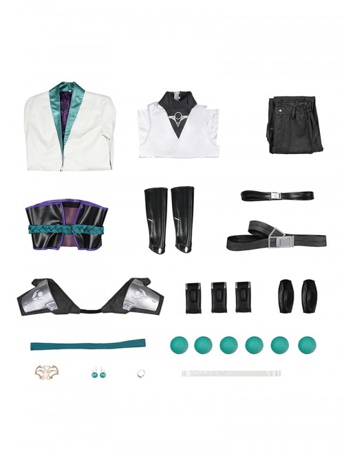 Games Valorant Sage Halloween Cosplay Costume Set Without Shoes