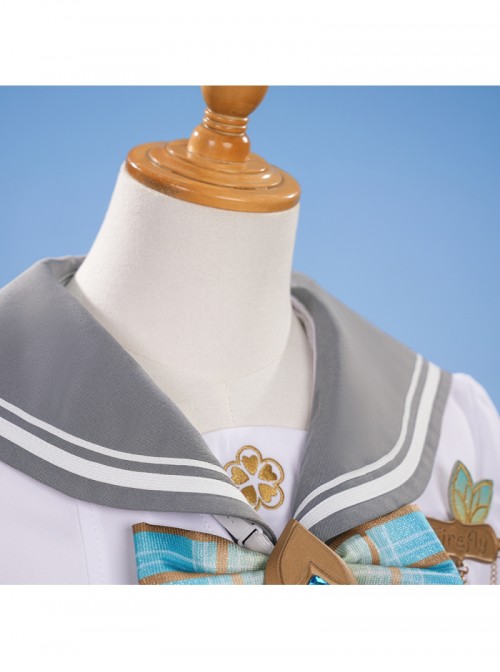 Game Honkai Star Rail Firefly Spring Missive Halloween Cosplay Costume Set Without Shoes