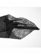 Gothic Punk Style Asymmetric Lapel Collar Asymmetric Hem Elegant Sexy Black Kimono
