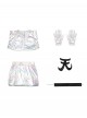 New Panty Stocking With Garterbelt Polyester Halloween Cosplay Costume Set