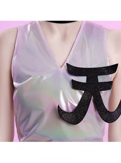 New Panty Stocking With Garterbelt Polyester Halloween Cosplay Costume Set