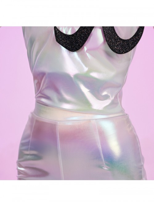 New Panty Stocking With Garterbelt Polyester Halloween Cosplay Costume Set