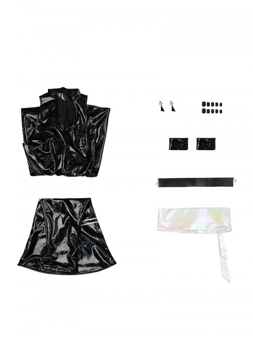 New Panty Stocking With Garterbelt Polyurethane Halloween Cosplay Costume Set