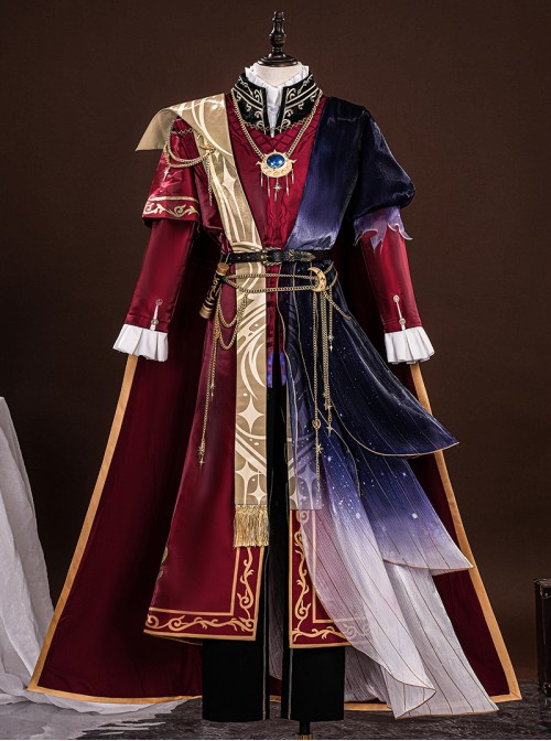 Game Identity V Philippe Wax Artist Astrologer Halloween Cosplay Costume Set