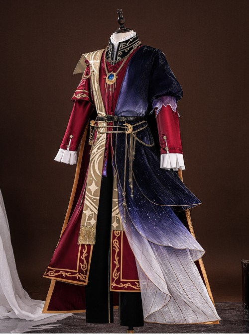 Game Identity V Philippe Wax Artist Astrologer Halloween Cosplay Costume Set