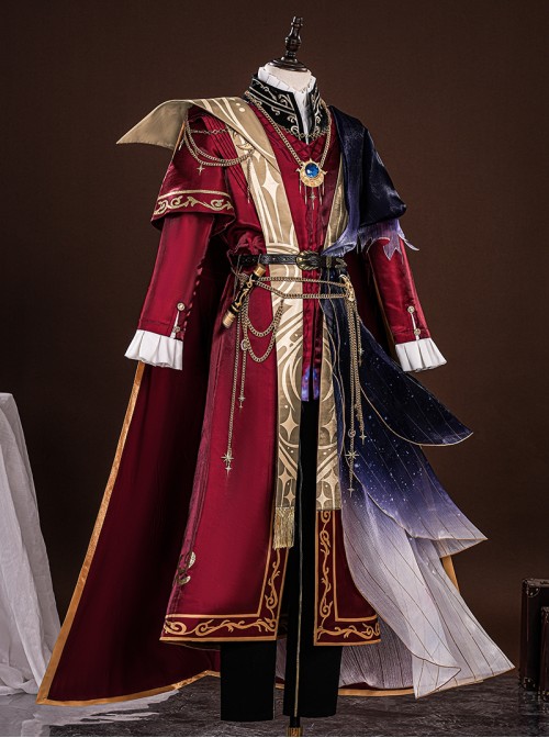 Game Identity V Philippe Wax Artist Astrologer Halloween Cosplay Costume Set