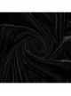 Black Gothic Style Sexy High Slit Halter Neck Sleeveless Slim Fit Long Dress