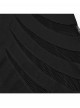 Black Punk Style Sexy Curvy Beauty Hollowed Out Elastic Knit Slim Fit Slip Dress