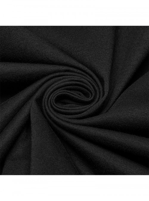 Black Punk Style Sexy Curvy Beauty Hollowed Out Elastic Knit Slim Fit Slip Dress