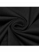 Black Punk Style Sexy Curvy Beauty Hollowed Out Elastic Knit Slim Fit Slip Dress