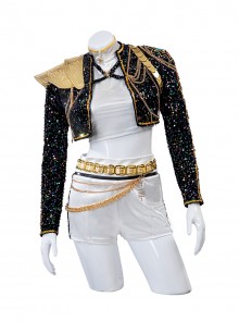 KPop Demon Hunters Rumi Halloween Cosplay Costume Set Without Shoes