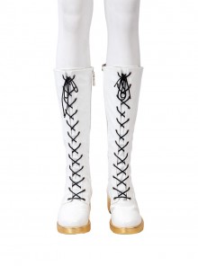 KPop Demon Hunters Rumi Halloween Cosplay Accessories White Boots