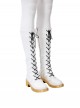 KPop Demon Hunters Rumi Halloween Cosplay Accessories White Boots