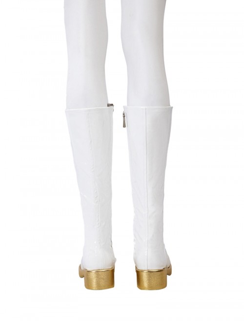 KPop Demon Hunters Rumi Halloween Cosplay Accessories White Boots