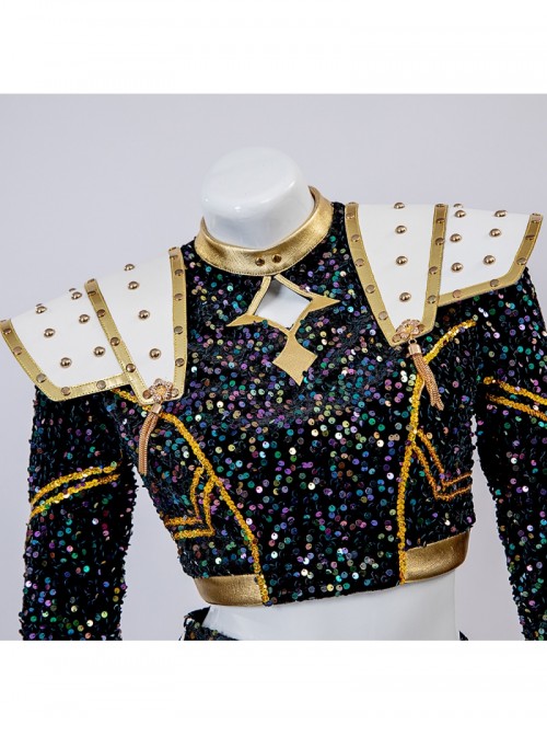 Animated Movie KPop Demon Hunters Zoey Halloween Cosplay Costume Set Without Shoes