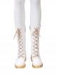 Animated Movie KPop Demon Hunters Zoey Halloween Cosplay Accessories White Boots