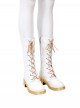 Animated Movie KPop Demon Hunters Zoey Halloween Cosplay Accessories White Boots